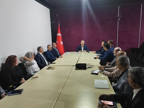 İlçe İdare Şube Başkanları Toplantısı Düzenlendi. 14.05.2025