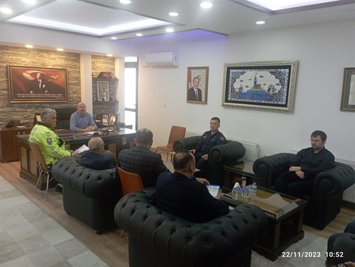 Kış Tedbirleri Koordinasyon ve İşbirliği Toplantısı Gerçekleştirildi.